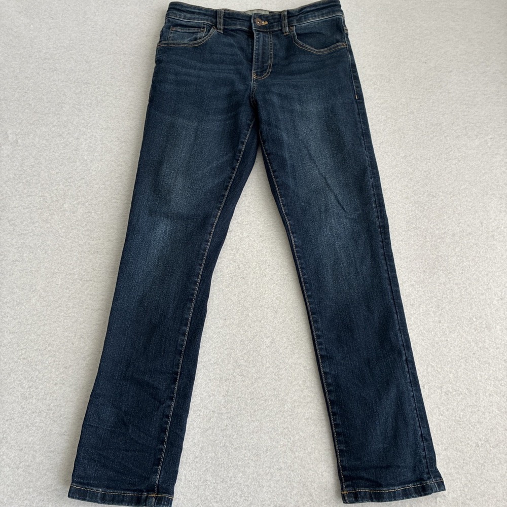 Lucky Brand Jeans Womens 14 Straight Leg Dark Wash Stretch Denim Classic Boho
